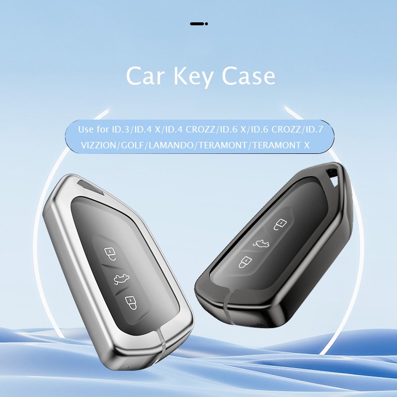 car key accessories for Volkswagen golf and tiguan keychain leather car key case car key covrer