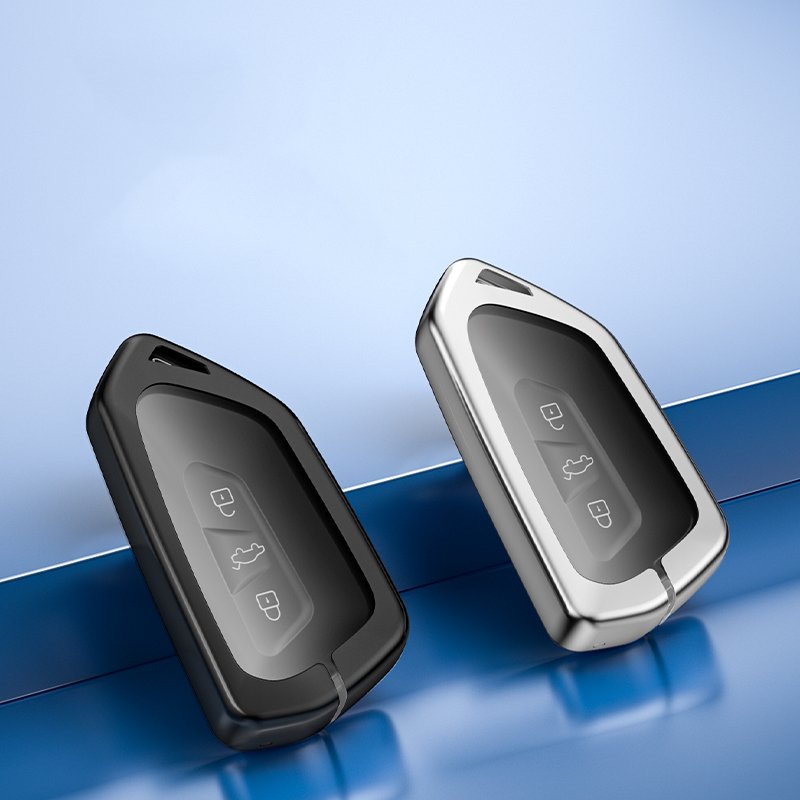 car key accessories for Volkswagen golf and tiguan keychain leather car key case car key covrer