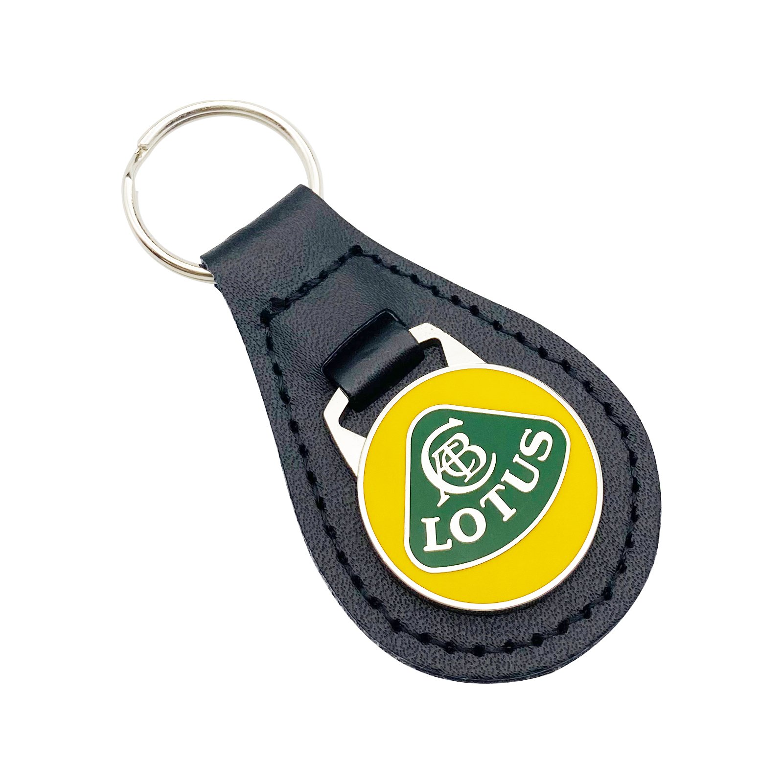 Custom logo faux pu leather car key chain holder sublimation blank leather keychain Accessories