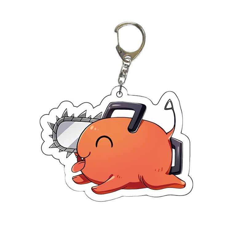 Wholesale Acrylic Keychain Makima Backpack Car Keys Holder Accessories Himemo Anime Collection Gift Key Bag Pendant