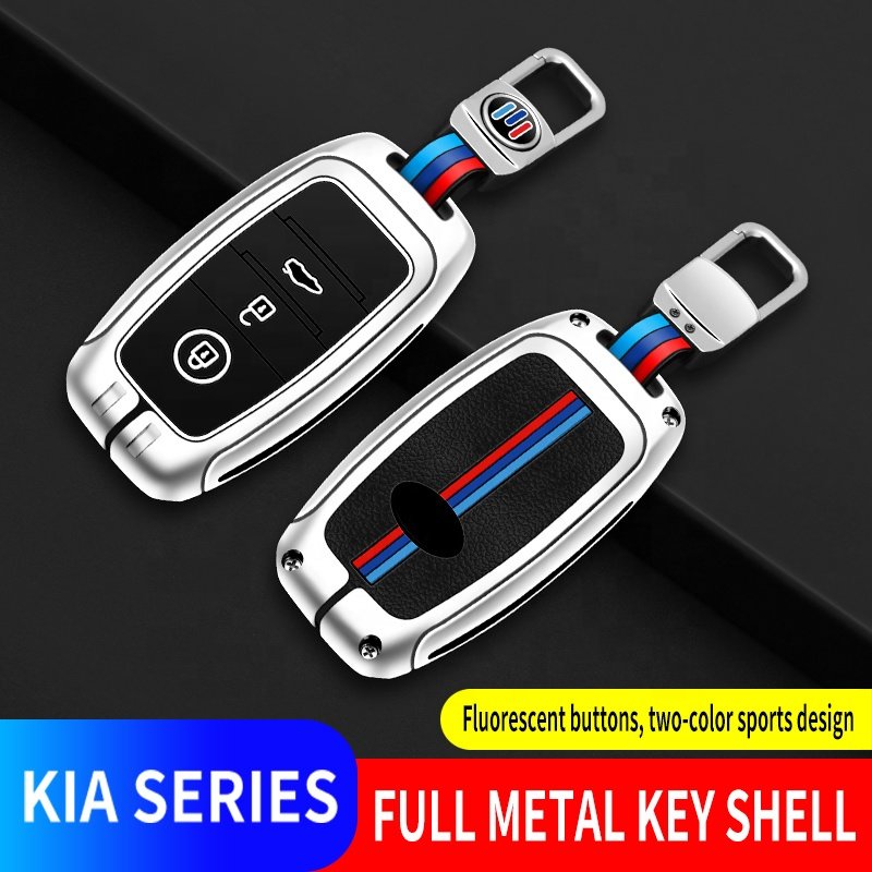 For Protection Zinc Metal Silicon Kia Key Cover For Car Keys