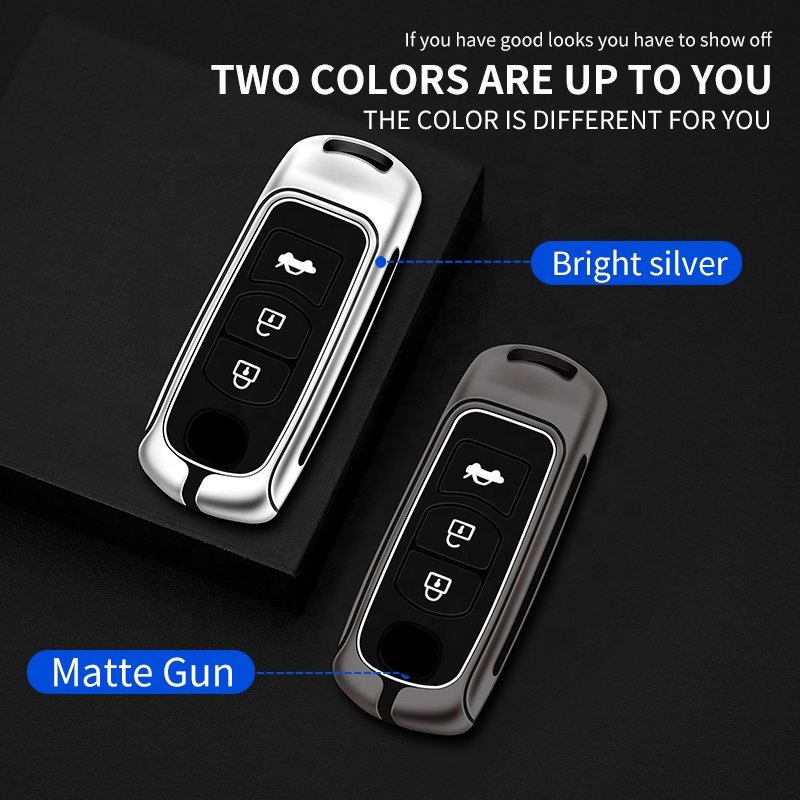 Metal Zinc Alloy Silicone Rubber For Car Keys Mazda 6 Car Key Cover