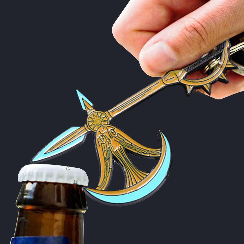 Japan Anime Meliodas Lost Bane Escano Axe Key Ring The Seven Deadly Sins Artifact Weapon Model Keychain
