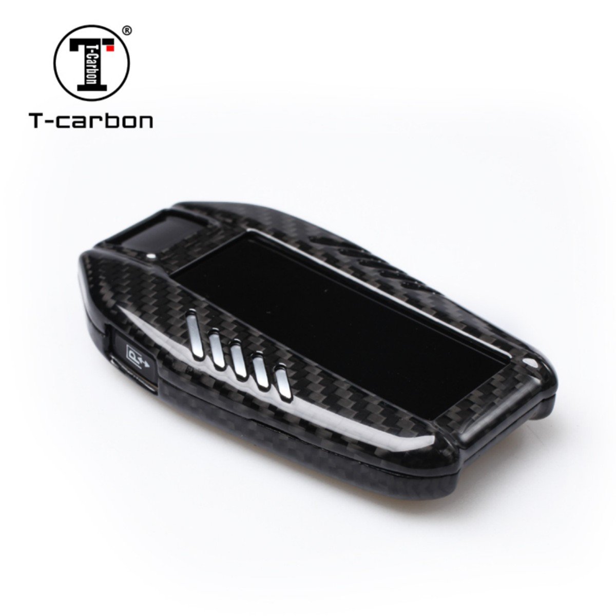 T-carbon Car Key Cover Style Car Key Case Shell Fob Interior Accessories Carbon Fiber for BMW 5 7 Series G11 G12 G30 G31 G32 I8