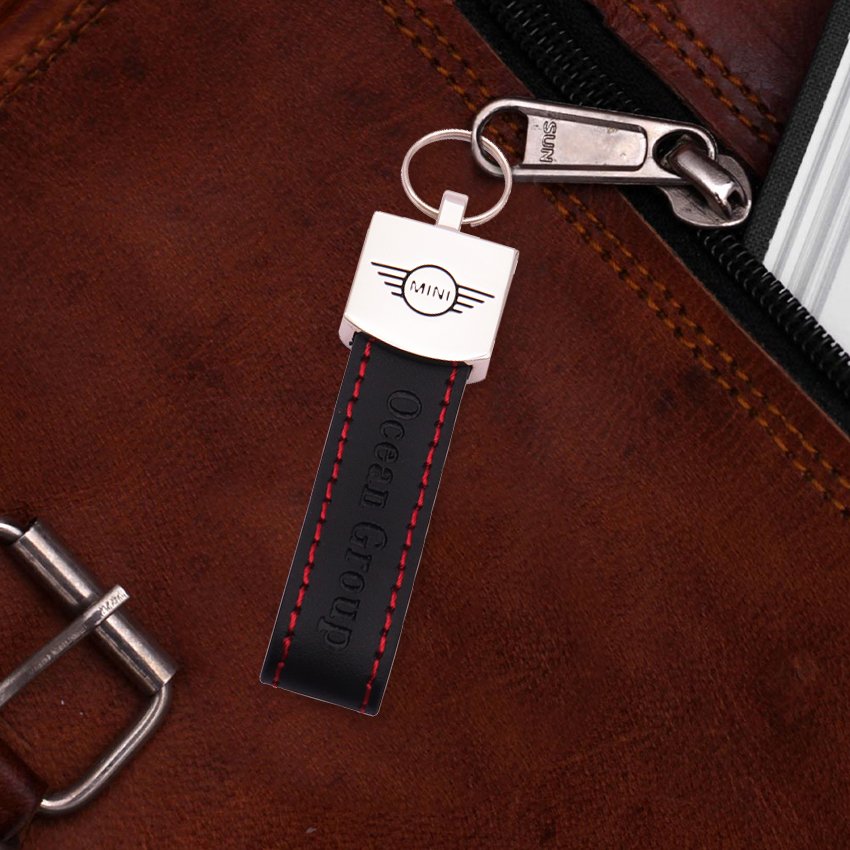Custom Promotional Car Keychain Microfiber Leather Key Chain Universal Key Chains For Men And Women Bag Keychain Accessories