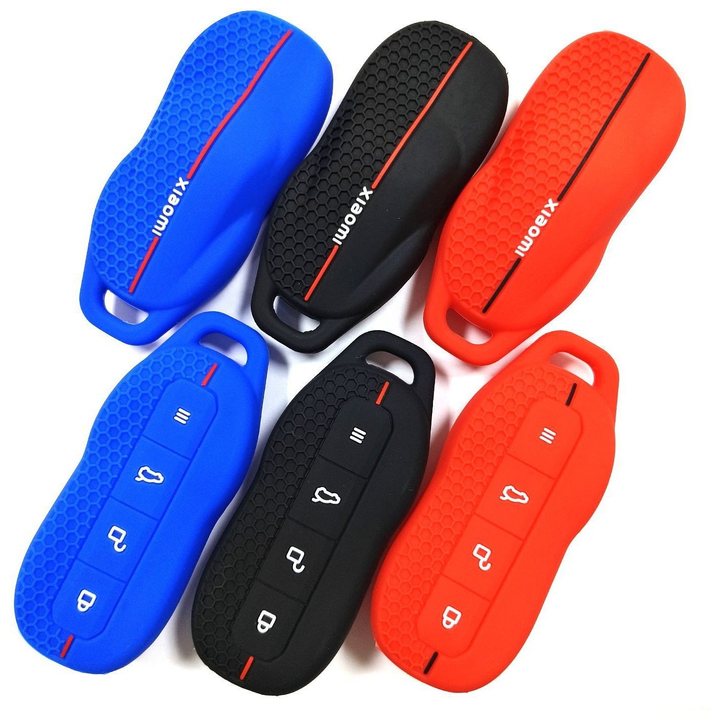 Popular Design remote control fashion key cover with Silicone and grid for XIAOMI Su7 2024