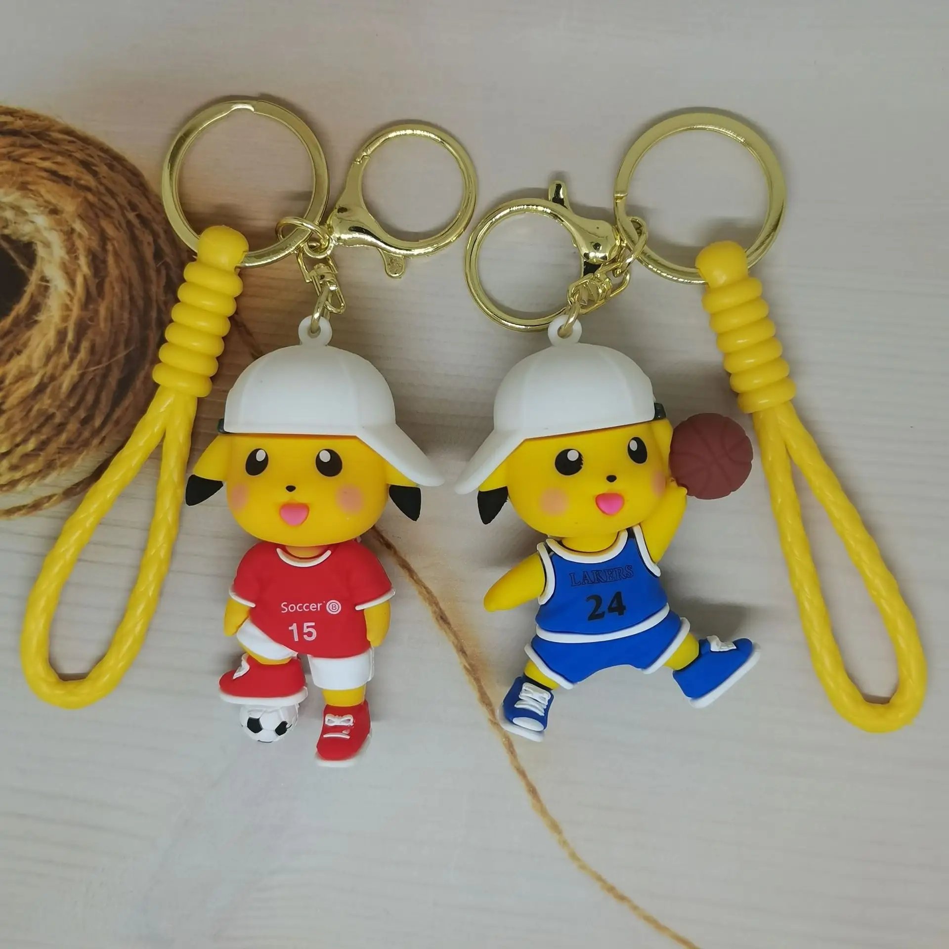 Factory Custom 3D Pvc rubber keychains Cartoon Silicone Japan Anime Anime Doll Car Bag Gift Pendant Hanging Rubber Keychains