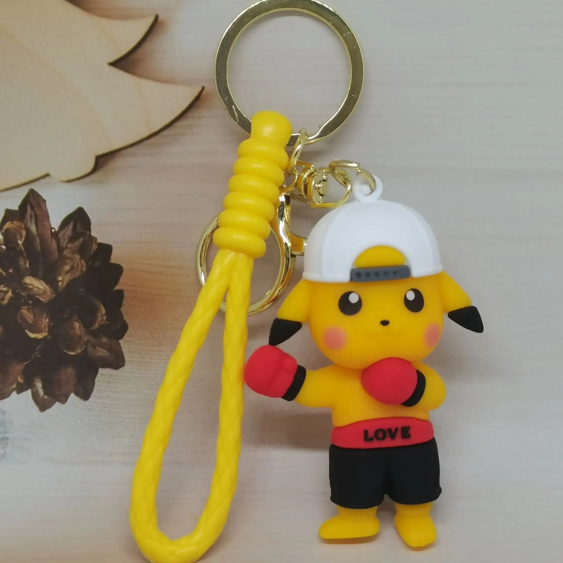 Factory Custom 3D Pvc rubber keychains Cartoon Silicone Japan Anime Anime Doll Car Bag Gift Pendant Hanging Rubber Keychains