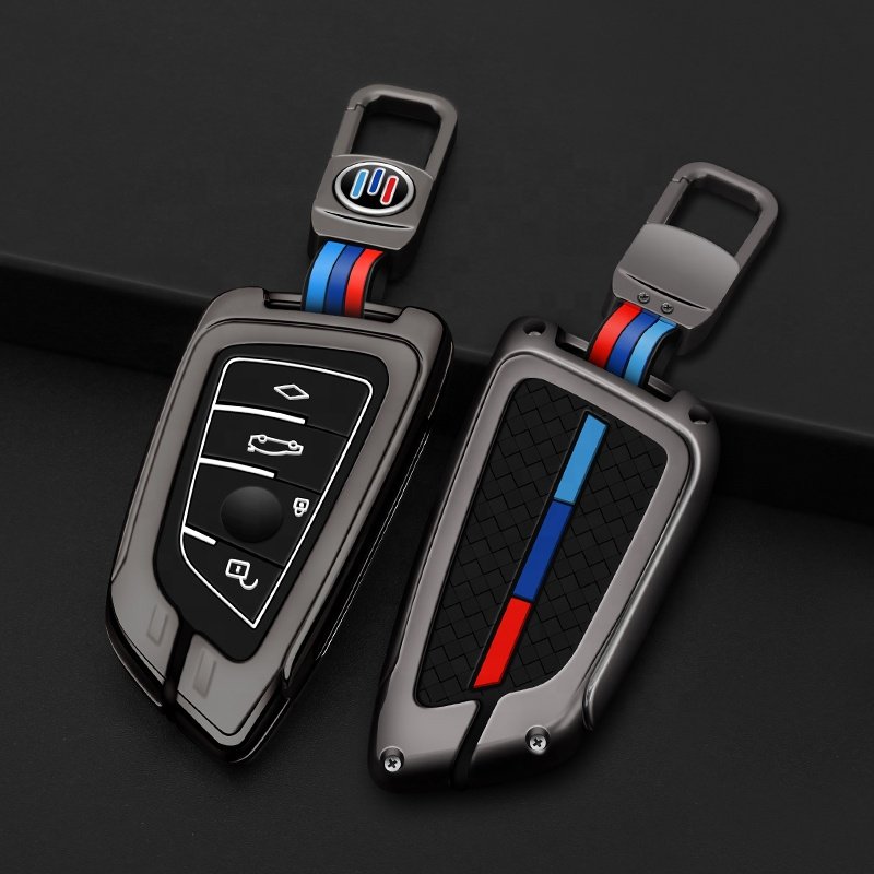 New Accesorios for Nissan Toyota Key Case for Bmw Para Autos Keyless Key Fob Protector Silicone Carbon Fiber Car Key Cover