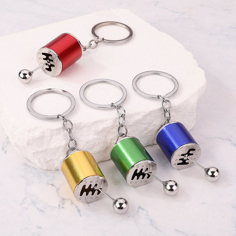 Bulk Car Parts Key Chain Funny 3D Turbo Car Parts Metal Wheel Hub Bag Alloy Spinner Keychains Accessories Custom For Car Key Tag