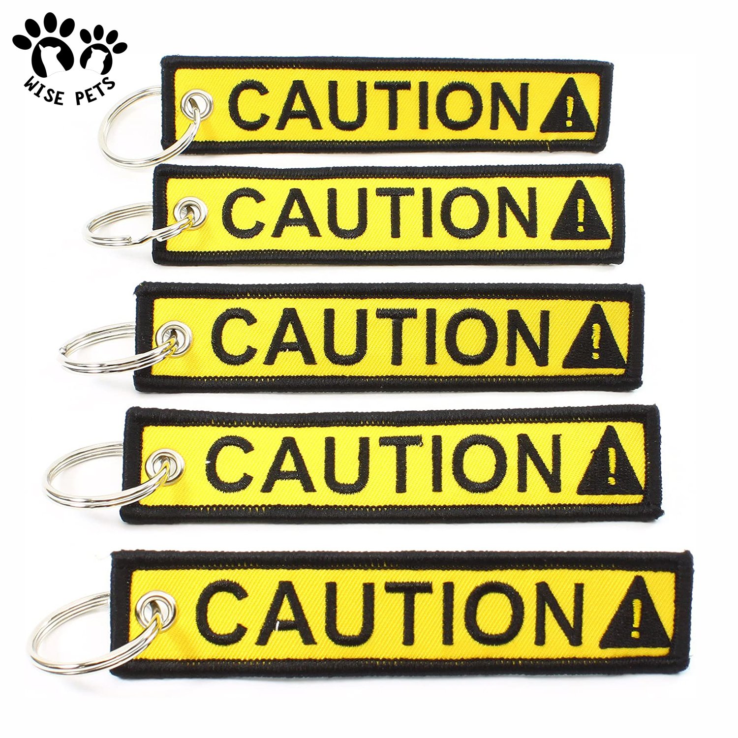 Custom Lanyard Woven Fabric Keychain Strap Move Flight Airplane Embroidery Key Chain Crew Embroidered Jet Tag For Car Motorcycle