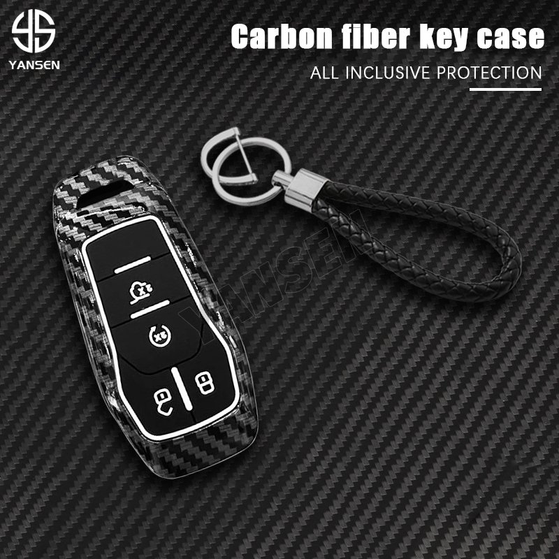 ABS Carbon fiber Remote Car Key For Ford Fusion Mondeo Mustang F-150 Explorer Edge 2015 2016 2017 2018