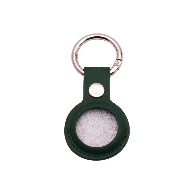 Factory Wholesale Men Keychains Roundness Leather Key Ring Metal Wallet Key Chain Car Keychain Key Holder For Men Accessories