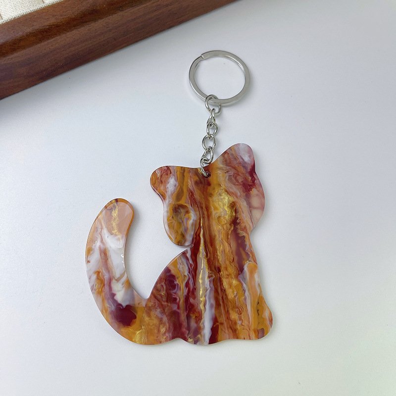 Customized ABS Keychain Motel Hotel Creative Key Chain Key Tags Custom Shape Special Keyring Plastic Custom Key Holder