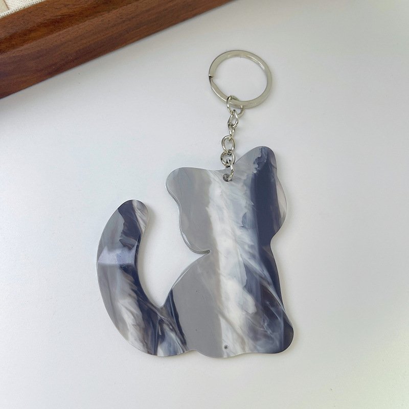 Customized ABS Keychain Motel Hotel Creative Key Chain Key Tags Custom Shape Special Keyring Plastic Custom Key Holder