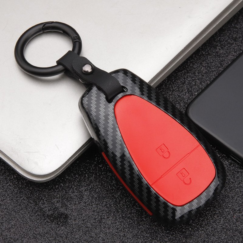 ABS Carbon fiber Car Remote Smart Key Case Cover For chevrolet cruze spark camaro Volt Bolt Trax Malibu Auto Key Shell