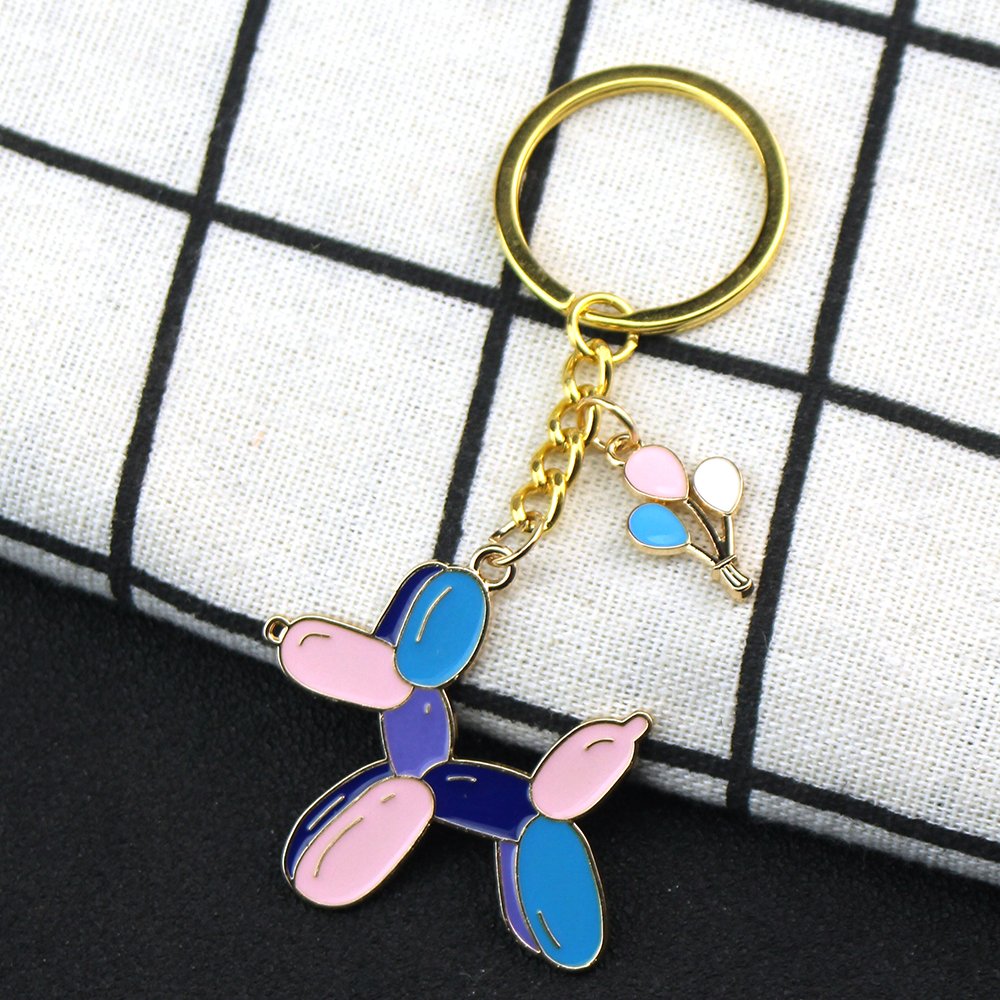 Cute Enamel Keychain Milk Hot Dog Key Ring Backpack Pendant Car Metal Key Ring Accessories Bag Charm Jewelry Halloween Gift