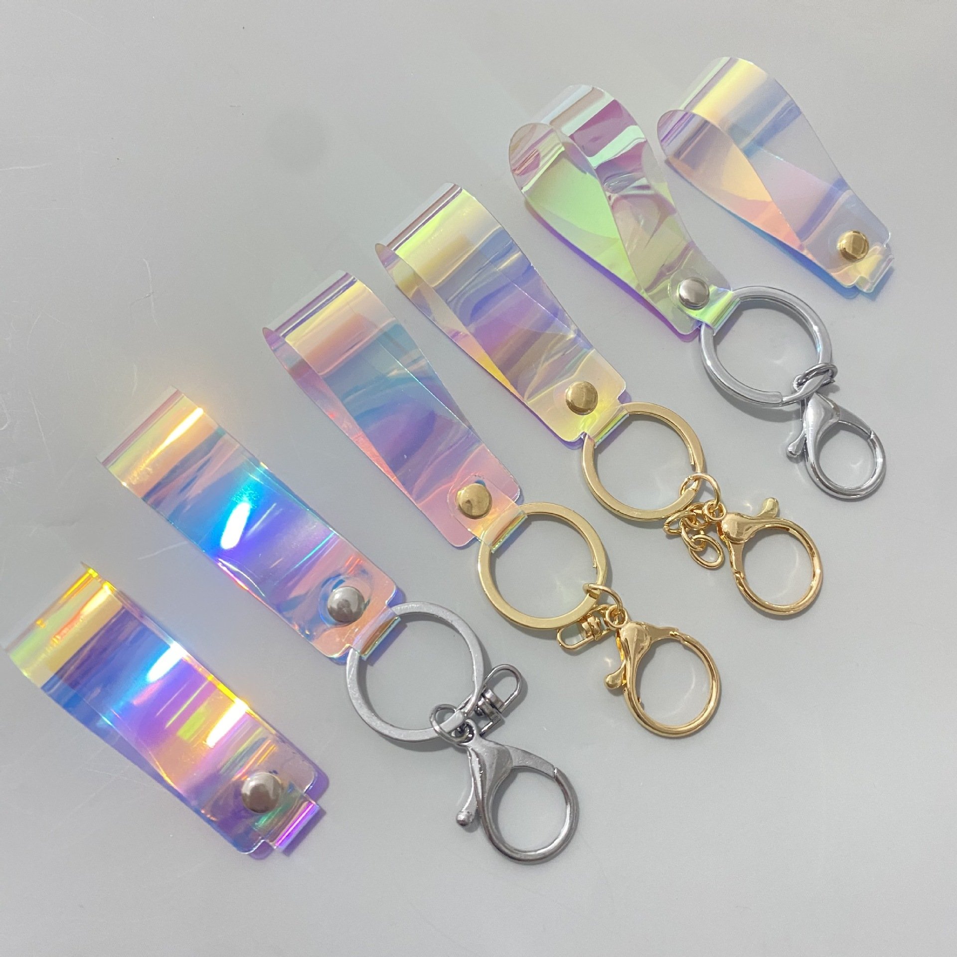 Creative Car PVC Keys Chain Laser Soft Rubber Keyring Accessories Lanyard Keychain Cute Bag Keyfob Key Pendant Wholesale