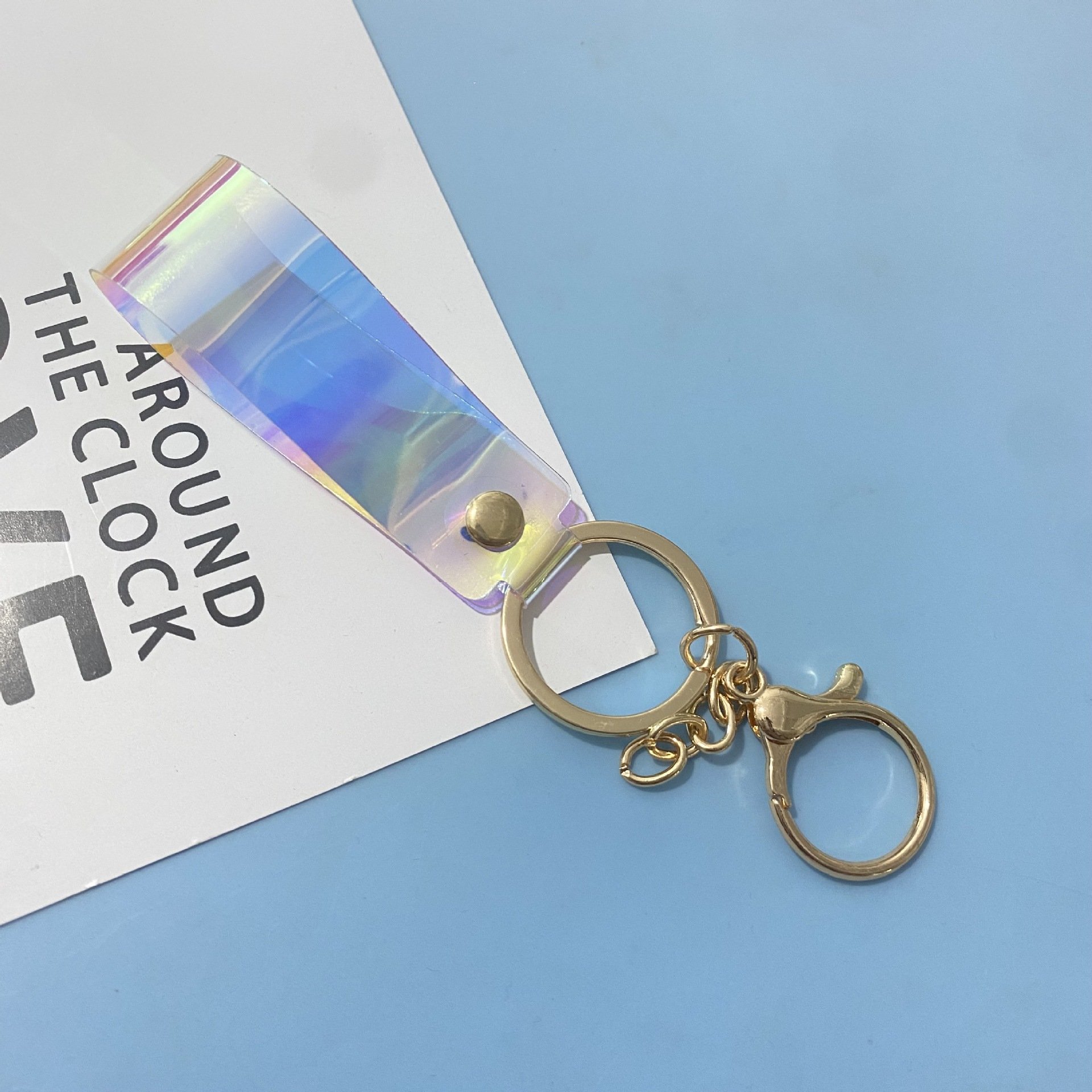 Creative Car PVC Keys Chain Laser Soft Rubber Keyring Accessories Lanyard Keychain Cute Bag Keyfob Key Pendant Wholesale