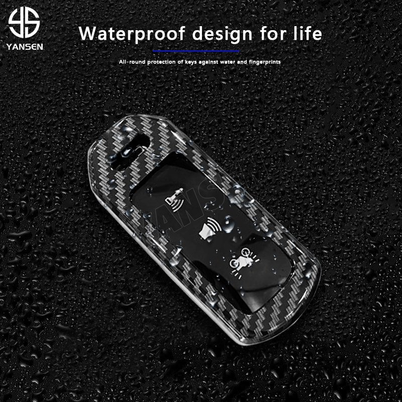 ABS Carbon fiber Remote Car Key For Honda SH 125 SH 125 PCX125 ISION SH350 PCX160 2020-2023