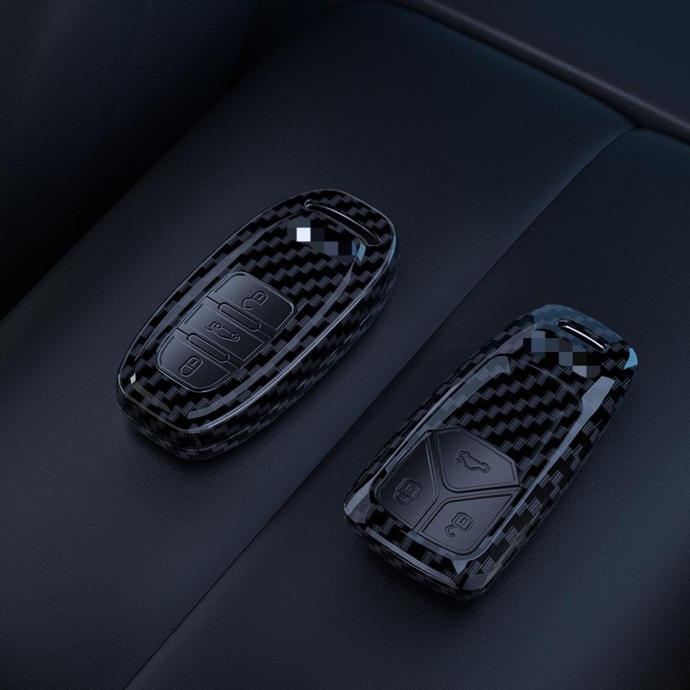 High Quality Car Key Cover high quality remote control 3 Button key case with keychain for AUDI a3/4/6/q5l/q7/q8/q3/q2l/a8l/tt