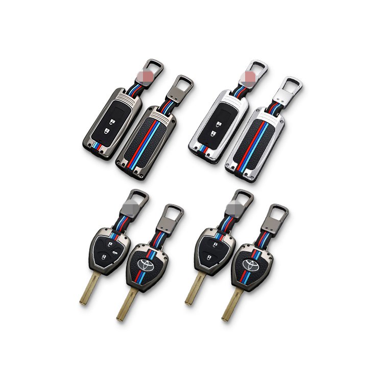 New Materials Good Price Zinc Alloy Silicone Fob Car Key Cover Remote Control Smart Key Bag Fit for Car Brand