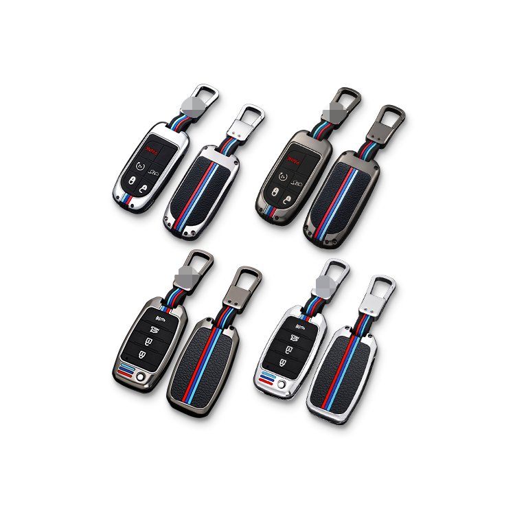 New Materials Good Price Zinc Alloy Silicone Fob Car Key Cover Remote Control Smart Key Bag Fit for Car Brand