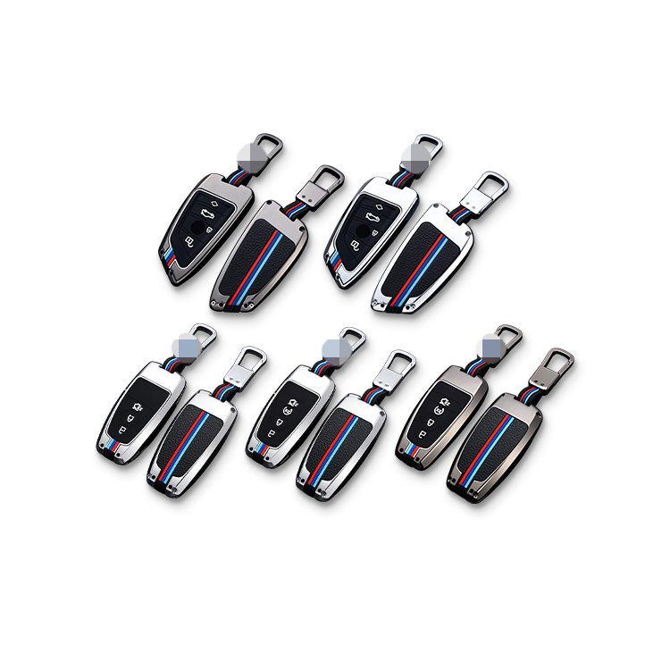 New Materials Good Price Zinc Alloy Silicone Fob Car Key Cover Remote Control Smart Key Bag Fit for Car Brand