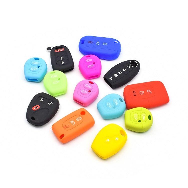 New Materials Good Price Zinc Alloy Silicone Fob Car Key Cover Remote Control Smart Key Bag Fit for Car Brand