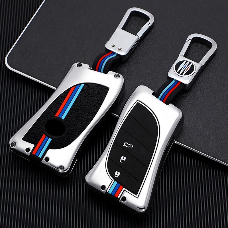 Luminous Zinc Alloy Key Case For Lexus es200 es300h UX260h ES260 LS500 RX300 car key chain accessories