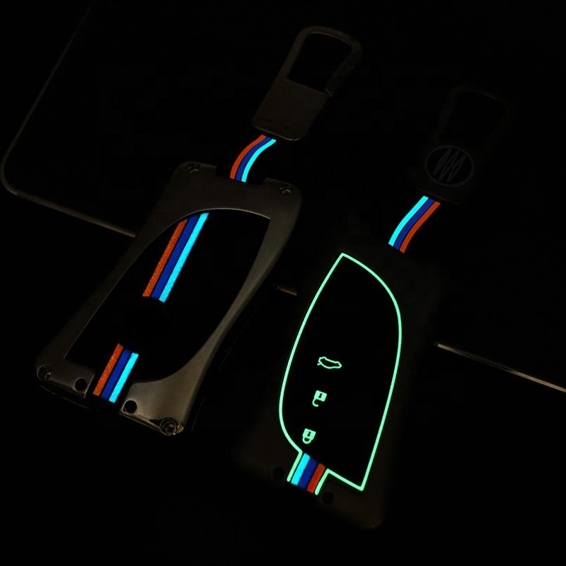 Luminous Zinc Alloy Key Case For Lexus es200 es300h UX260h ES260 LS500 RX300 car key chain accessories