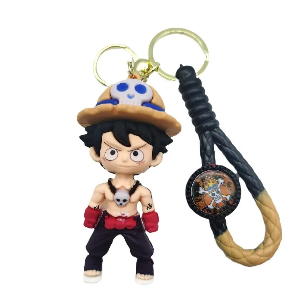 Custom 3D Pvc rubber keychains Cartoon Silicone Japan Anime Anime Doll Car Bag Gift Pendant Hanging Rubber Keychains