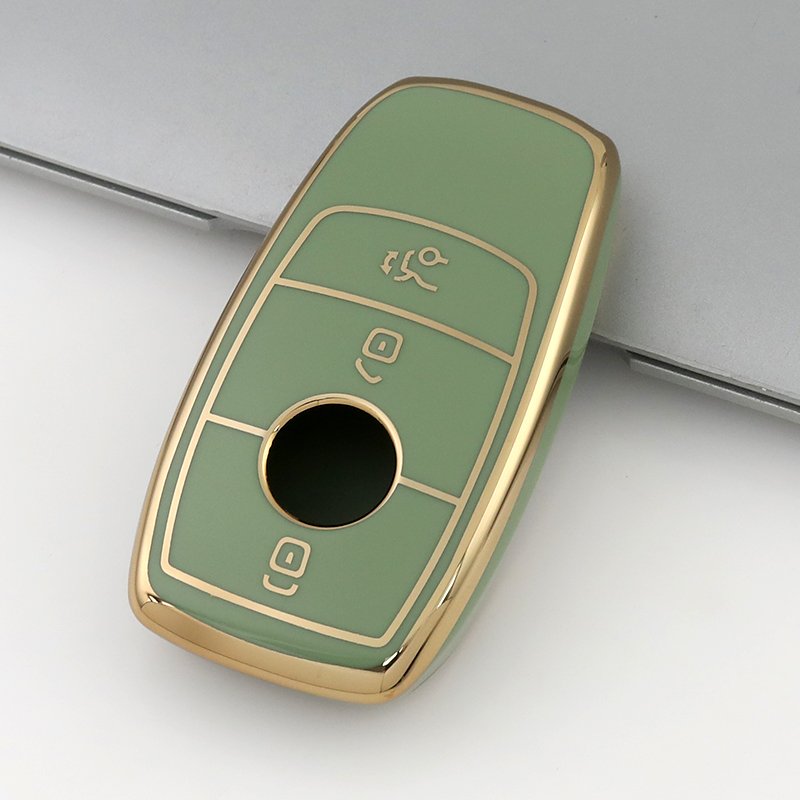 Key Cover for Mercedes Benz Accessories, Soft TPU Keys Case Protector ,Car Key Shell Compatible with Mercedes AMG Smart Keys