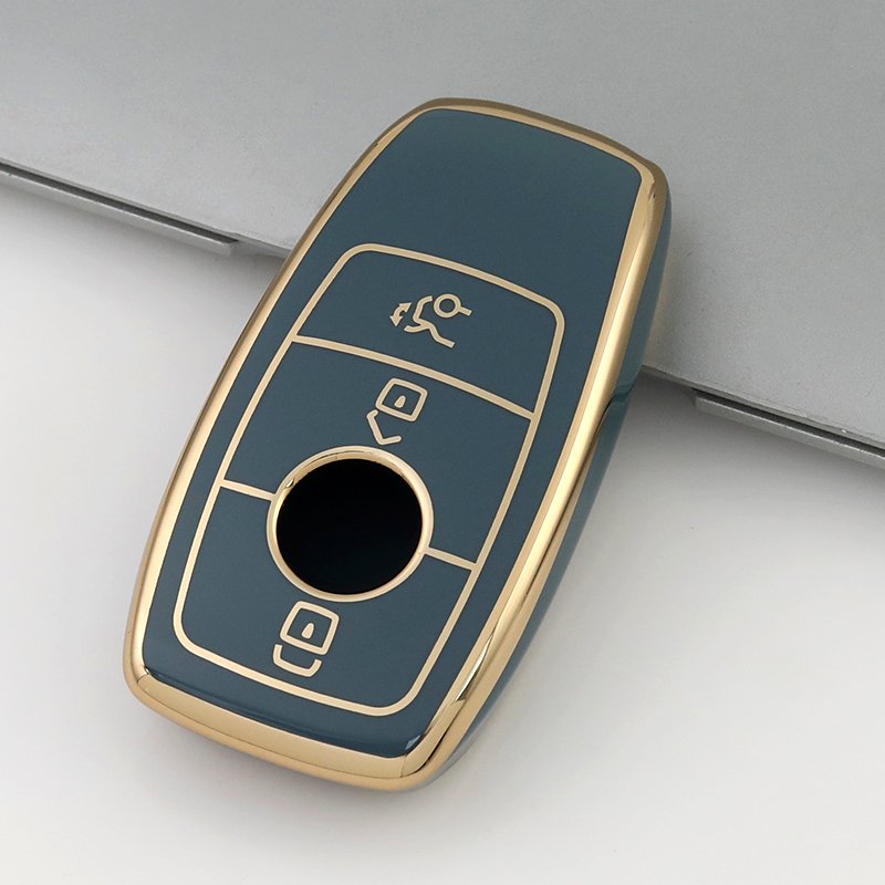 Key Cover for Mercedes Benz Accessories, Soft TPU Keys Case Protector ,Car Key Shell Compatible with Mercedes AMG Smart Keys