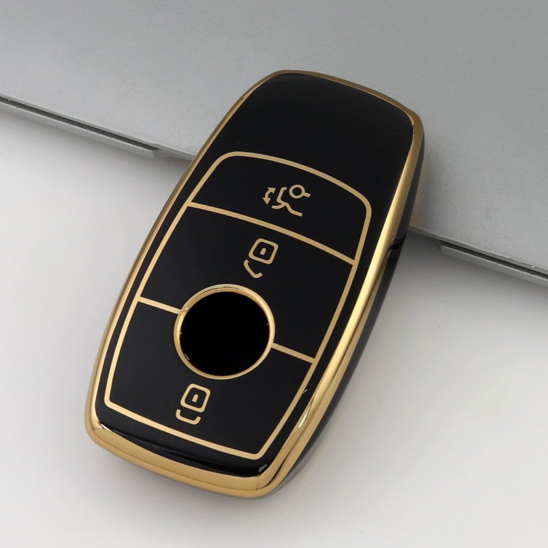 Key Cover for Mercedes Benz Accessories, Soft TPU Keys Case Protector ,Car Key Shell Compatible with Mercedes AMG Smart Keys