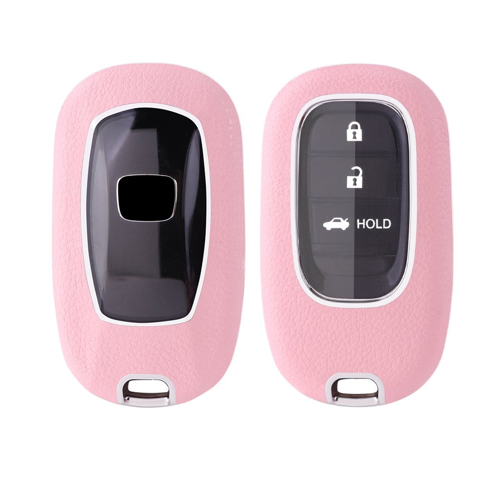 For Honda leather Key Fob Cover 2/3 button key shell fit for Honda CIVIC/INTEGRA/BREEZE/VEZEL/AVANCIER