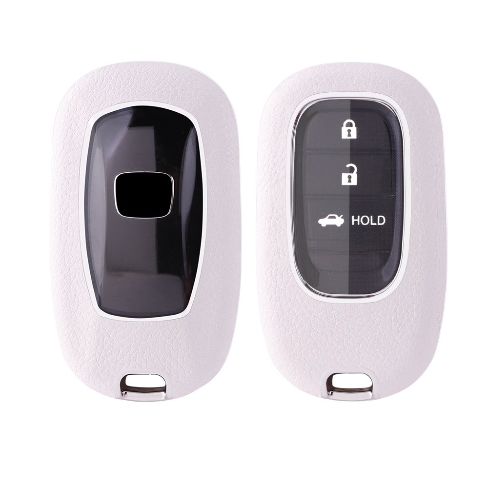 For Honda leather Key Fob Cover 2/3 button key shell fit for Honda CIVIC/INTEGRA/BREEZE/VEZEL/AVANCIER
