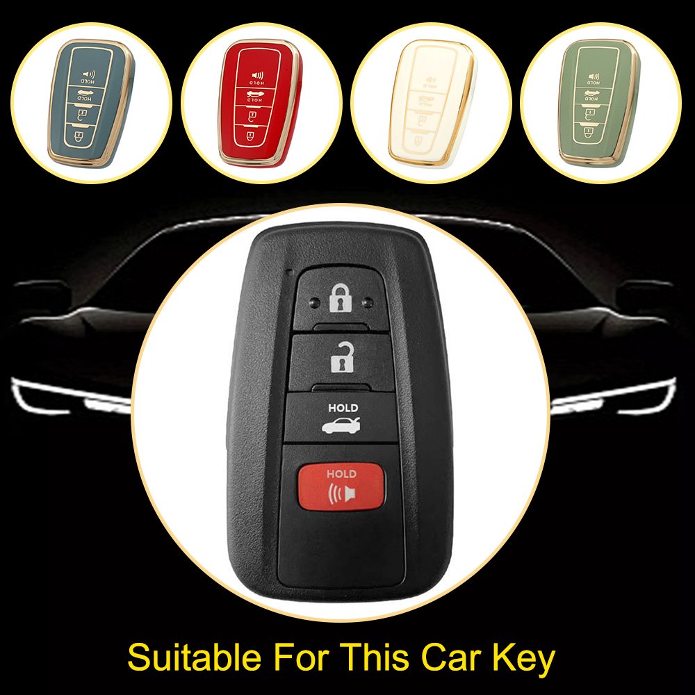 Innofit TOB4 ODM OEM High Quality Car Key Sleeve TPU For Toyota Camry Highlander Crown RAV4 Wear Resisting TPU Auto Accessories