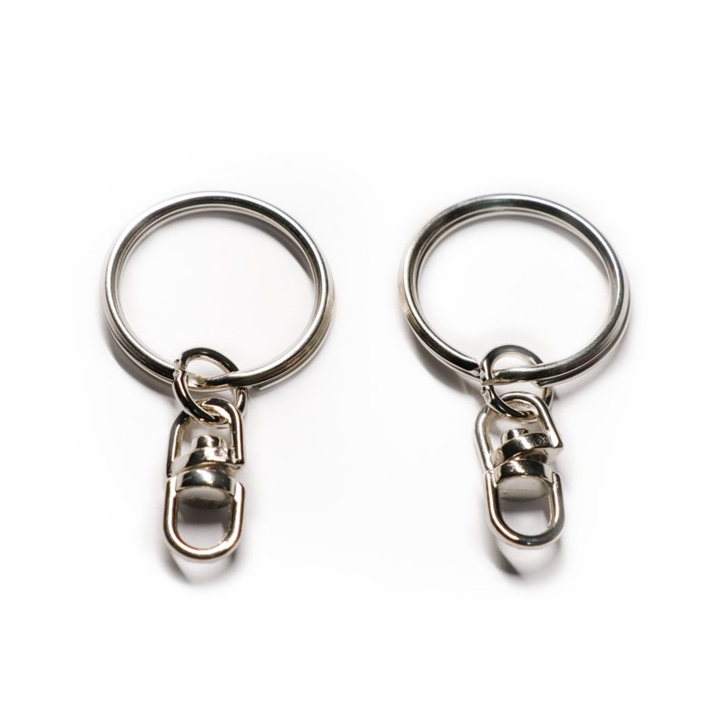 Metal Flat Key Chain for Gift Keychain Accessories