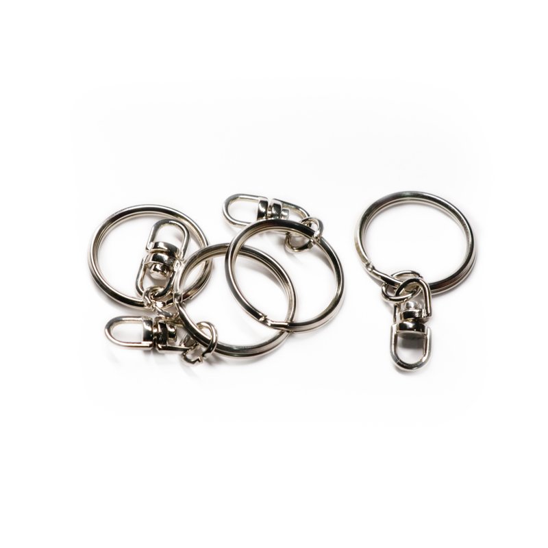 Metal Flat Key Chain for Gift Keychain Accessories