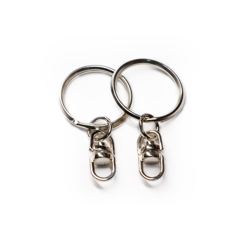 Metal Flat Key Chain for Gift Keychain Accessories