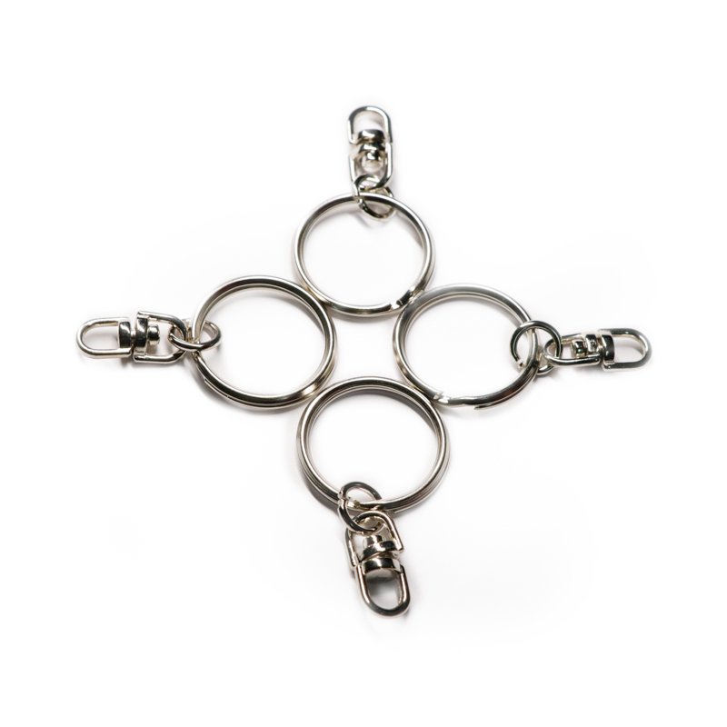 Metal Flat Key Chain for Gift Keychain Accessories