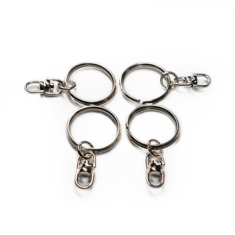 Metal Flat Key Chain for Gift Keychain Accessories