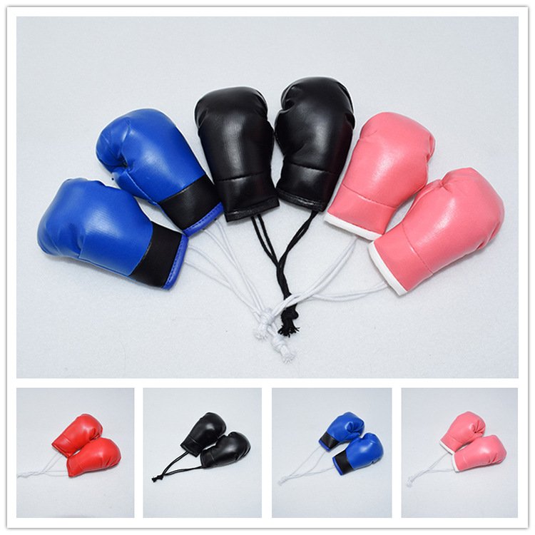Large 10cm Boxing Gloves Pendant Car Interior Decoration Hanging Accessories Bag Clothing Accessories Glove Key Chain