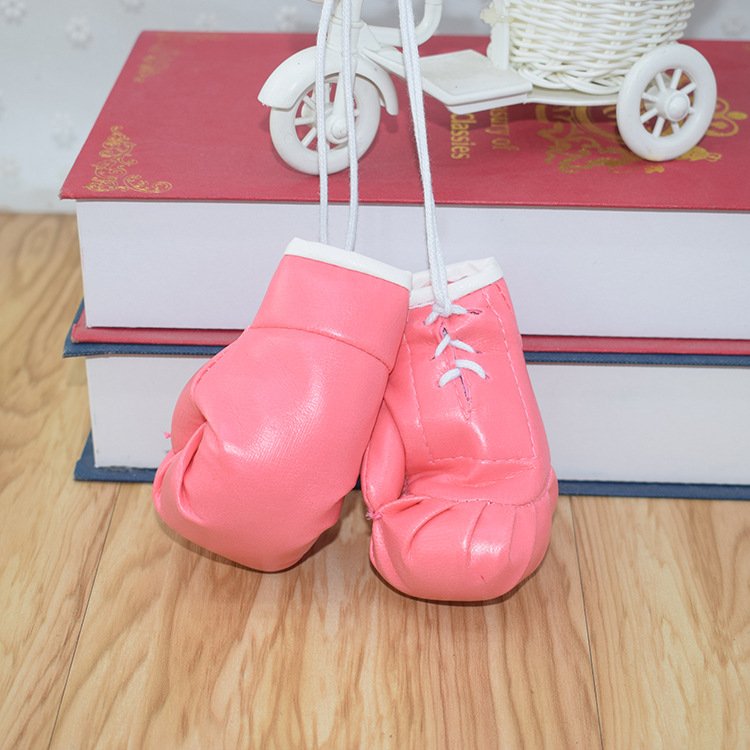 Large 10cm Boxing Gloves Pendant Car Interior Decoration Hanging Accessories Bag Clothing Accessories Glove Key Chain