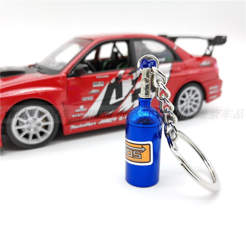 Creative car metal keychain turbo gear hub pendant brake disc shock absorber Pendant keychain gearbox Keyring Accessories