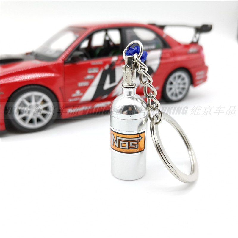 Creative car metal keychain turbo gear hub pendant brake disc shock absorber Pendant keychain gearbox Keyring Accessories