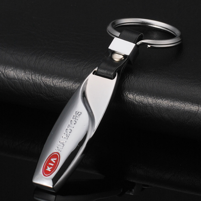 Retail Drop Shape Car logo Keychain In Stock customized your logo Hot sales Souvenir Car Key Holder For Men
