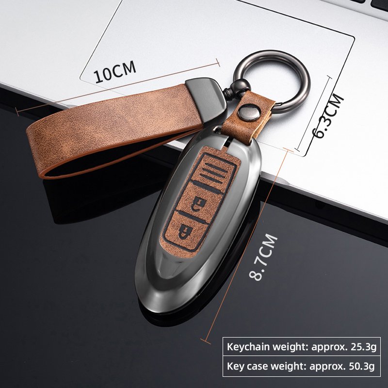 Car Key Accessories Smart Key Fob Shell Case Cover With Keychain For Nissan Patrol Y61 Y62 Rogue Funda Para Llaves De Coche