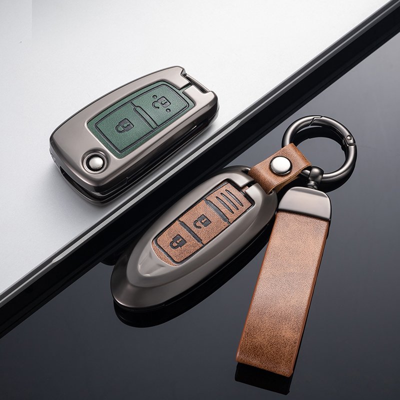 Car Key Accessories Smart Key Fob Shell Case Cover With Keychain For Nissan Patrol Y61 Y62 Rogue Funda Para Llaves De Coche